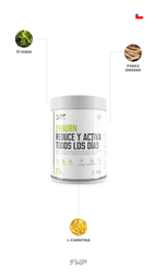 24Burn suplemento termogénico con té verde, L-carnitina 
   y ginseng para quemar grasa y aumentar energía