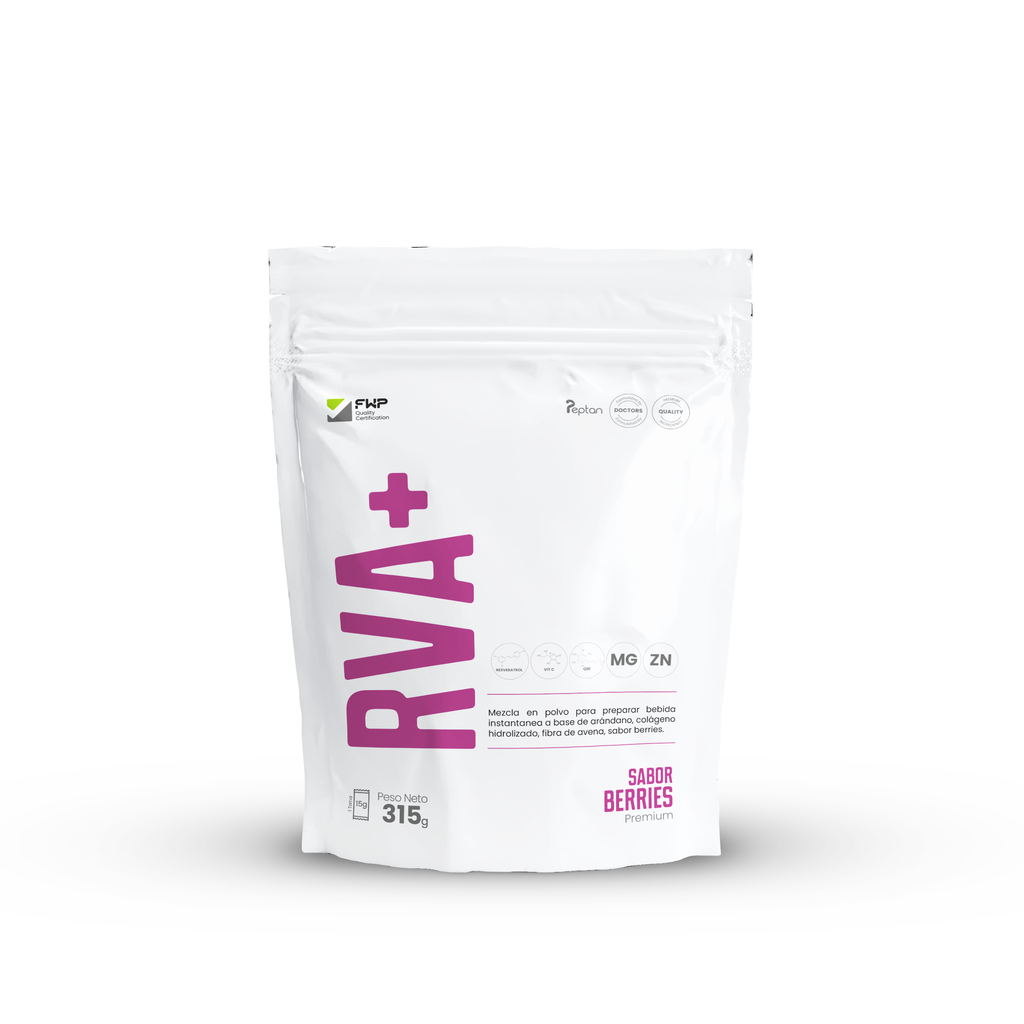 RVA+ — Nueva Fórmula con Colágeno Peptan®, CoQ10, Biotina y Vitaminas Esenciales — Envío GRATIS a todo Chile