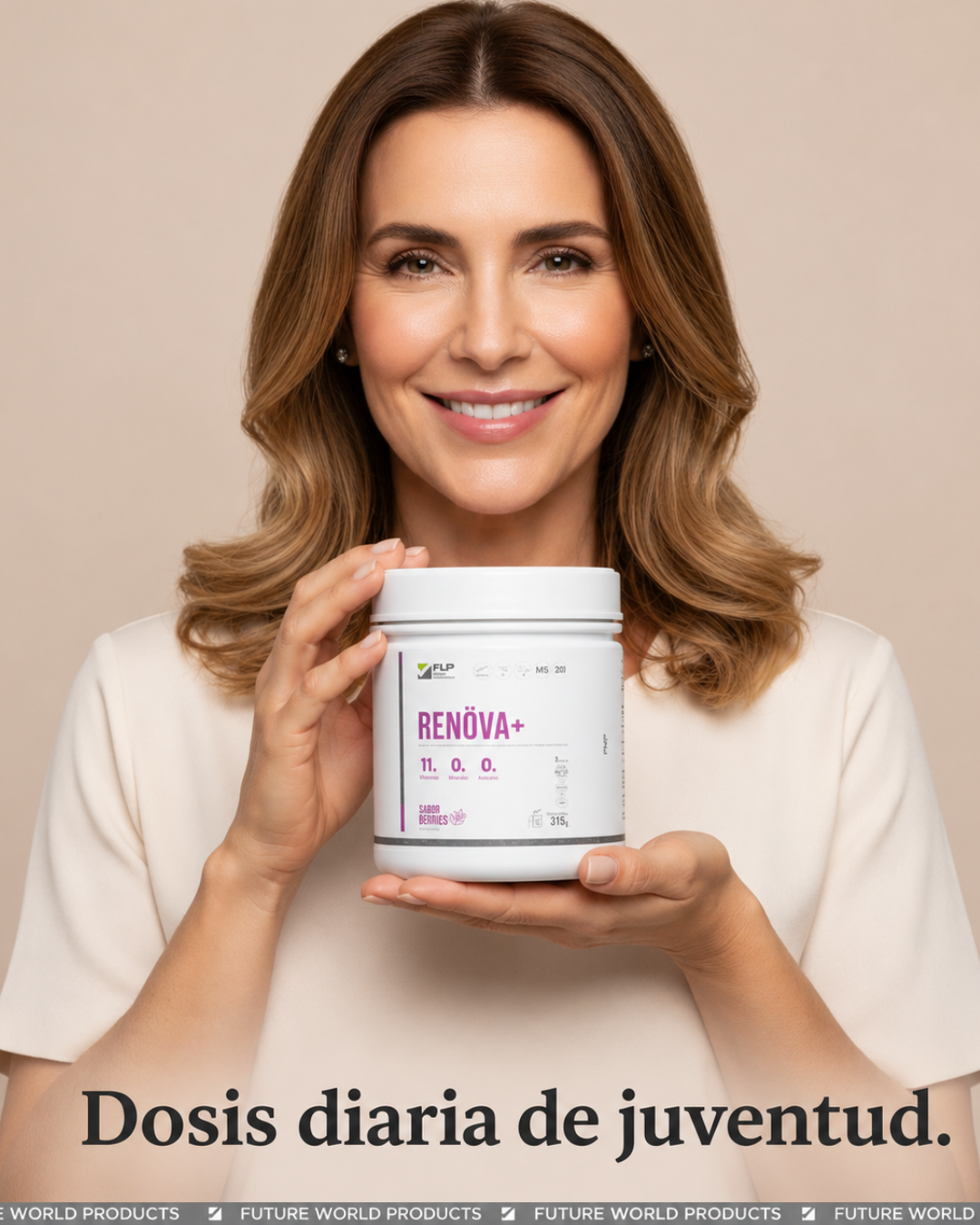 Renöva+ Colágeno Hidrolizado con Resveratrol y CoQ10 para Belleza y Longevidad Celular - Envío GRATIS a todo Chile