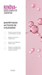 Renova Plus suplemento antienvejecimiento con colágeno 
   y antioxidantes para piel firme e hidratada