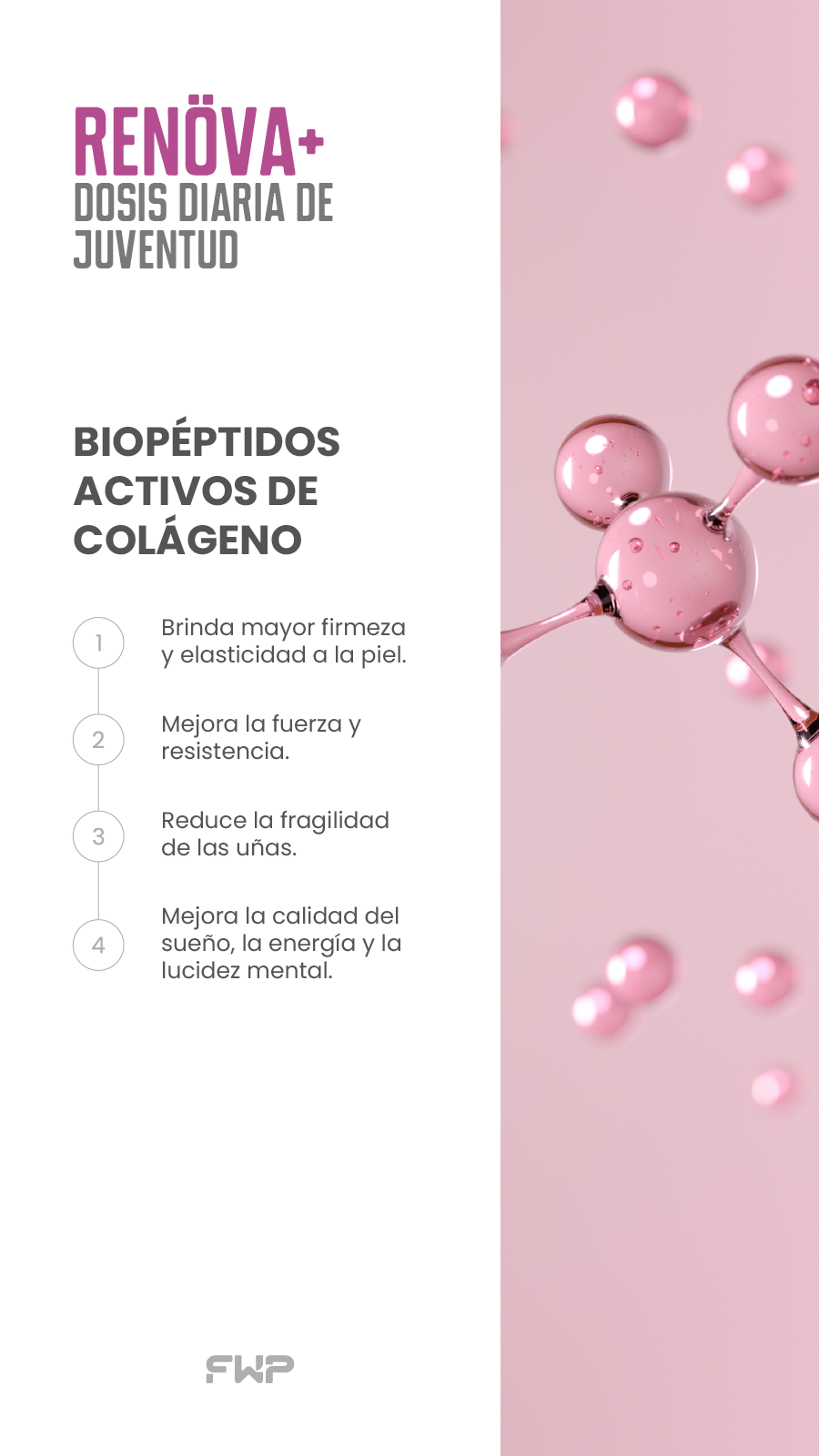 Renova Plus suplemento antienvejecimiento con colágeno 
   y antioxidantes para piel firme e hidratada