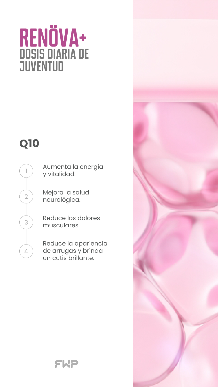 Renova Plus fórmula rejuvenecedora con biopéptidos 
   activos y vitaminas para mujer