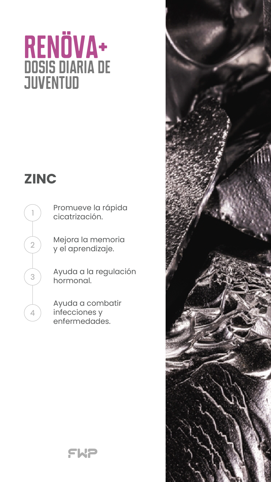 Renova Plus fórmula rejuvenecedora con biopéptidos 
   activos y vitaminas para mujer